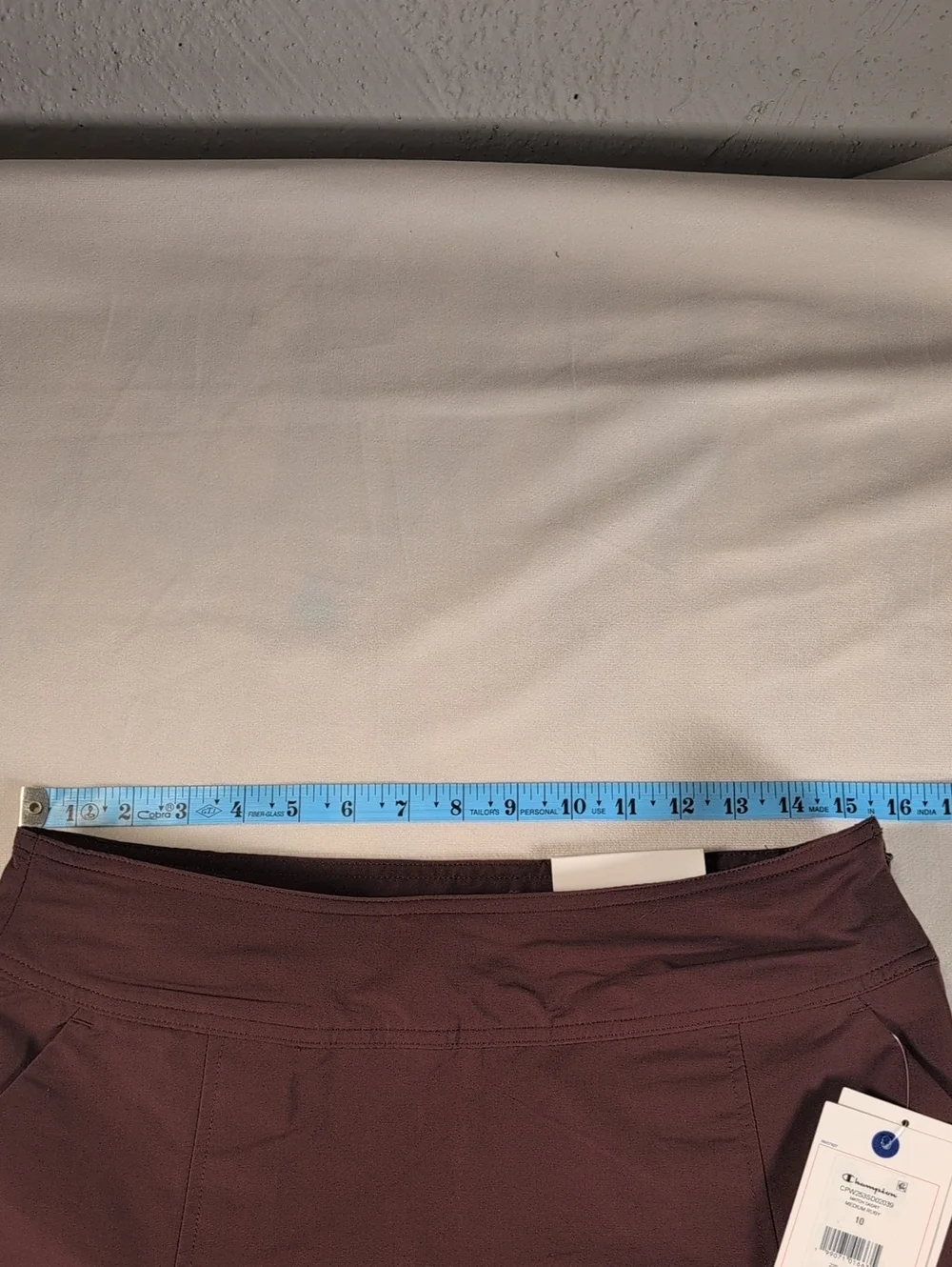 Champion Pleated Match Skort in Medium Ruby (Brown) Size 10